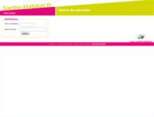 Tablet Screenshot of gestiondesastreintes.sarthe-habitat.fr